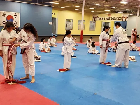 Belt Promotions at USTC Providence