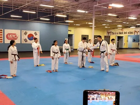 Belt Promotions at USTC Providence
